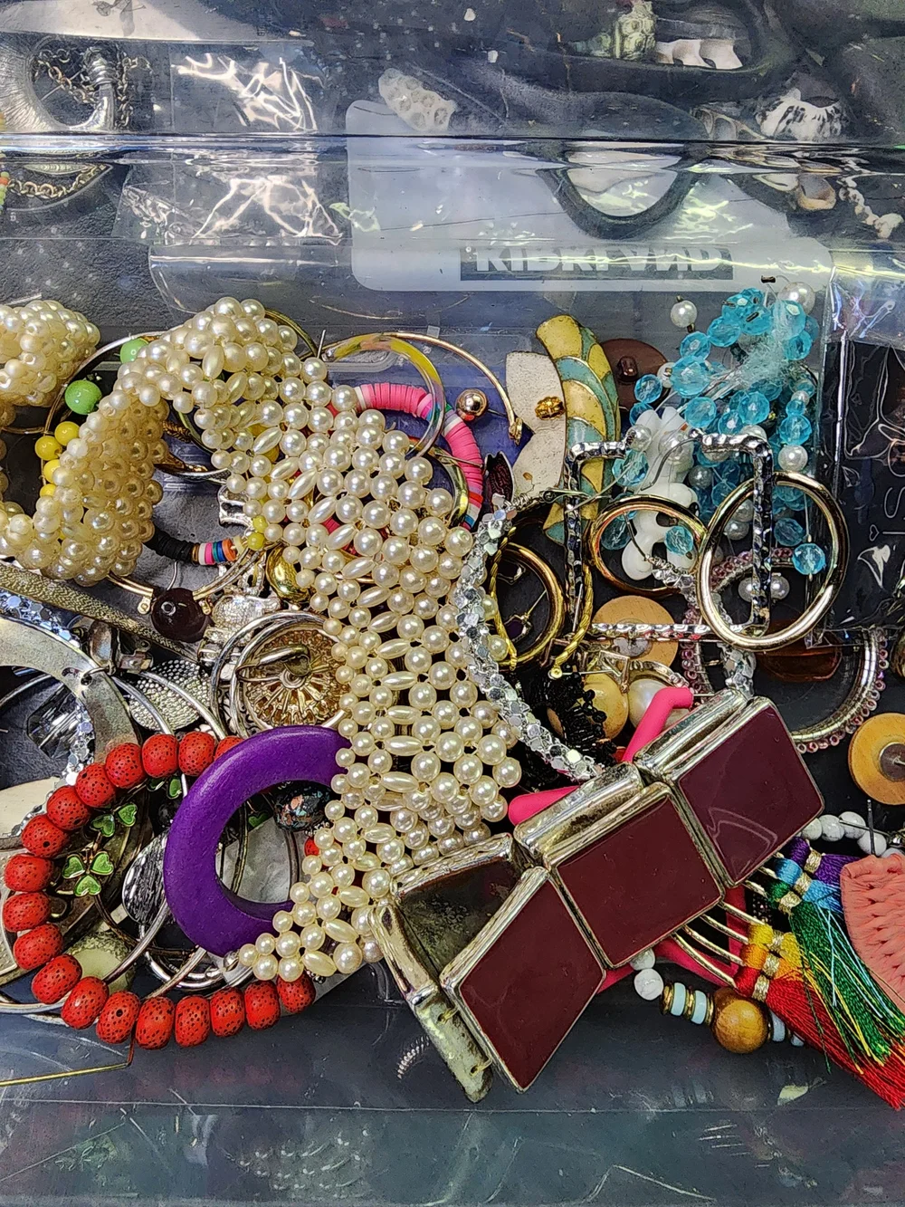 1lb Mixed Fashion Jewlery Lot For Crafting May Or May Not Have Matches